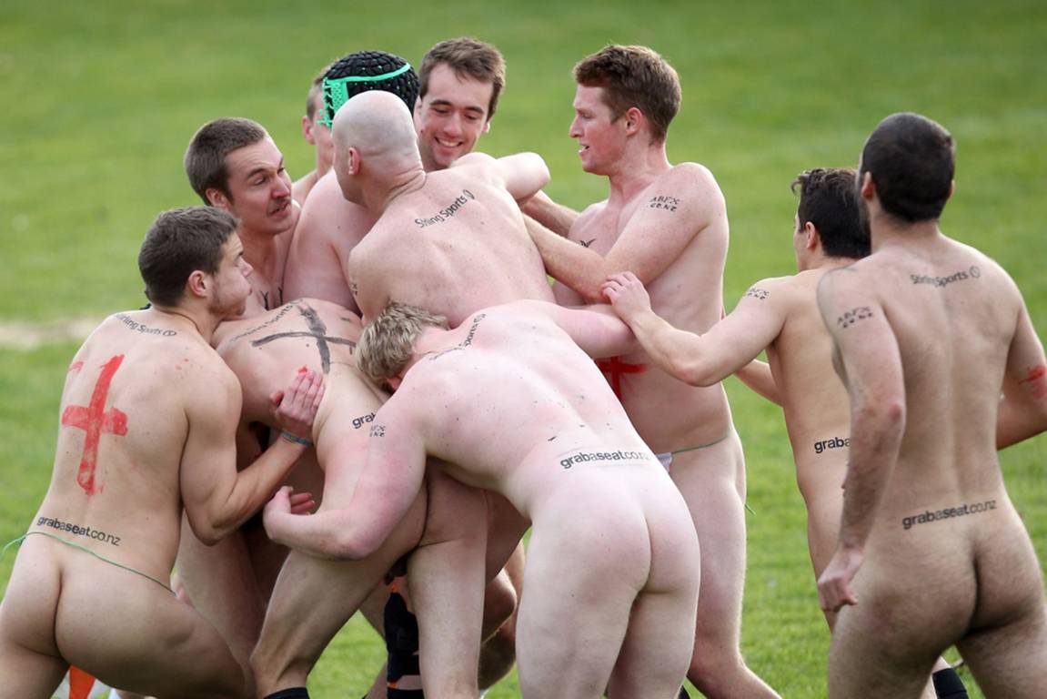 amateur England-v-New-Zealand-Naked-Rugby-Match