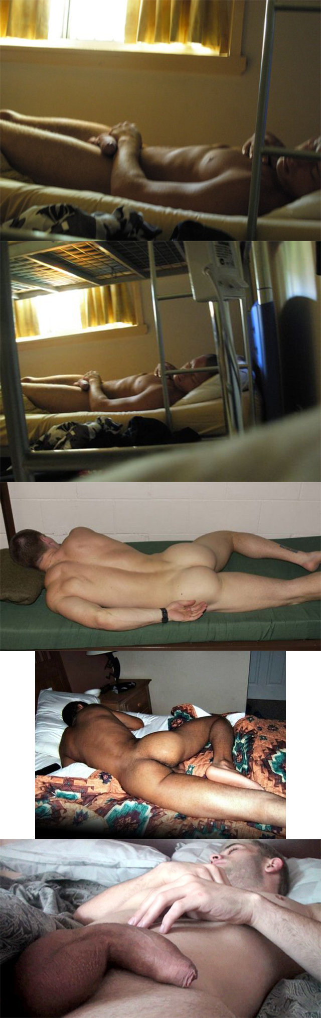 spycam guys sleeping naked hardon