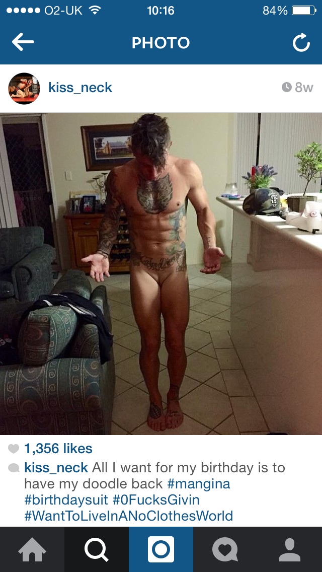 mangina muscle guy naked