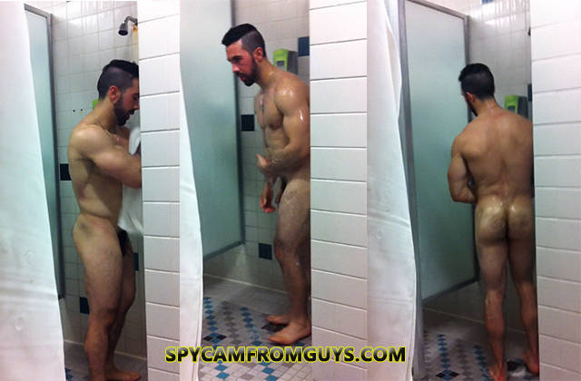 Watch this sexy stud naked in the shower photo