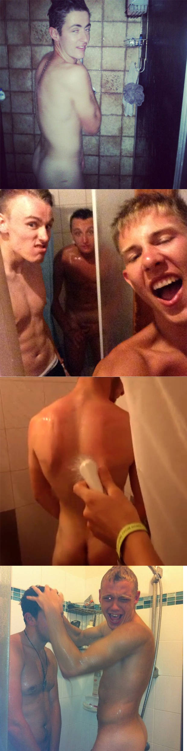 holiday guys naked shower