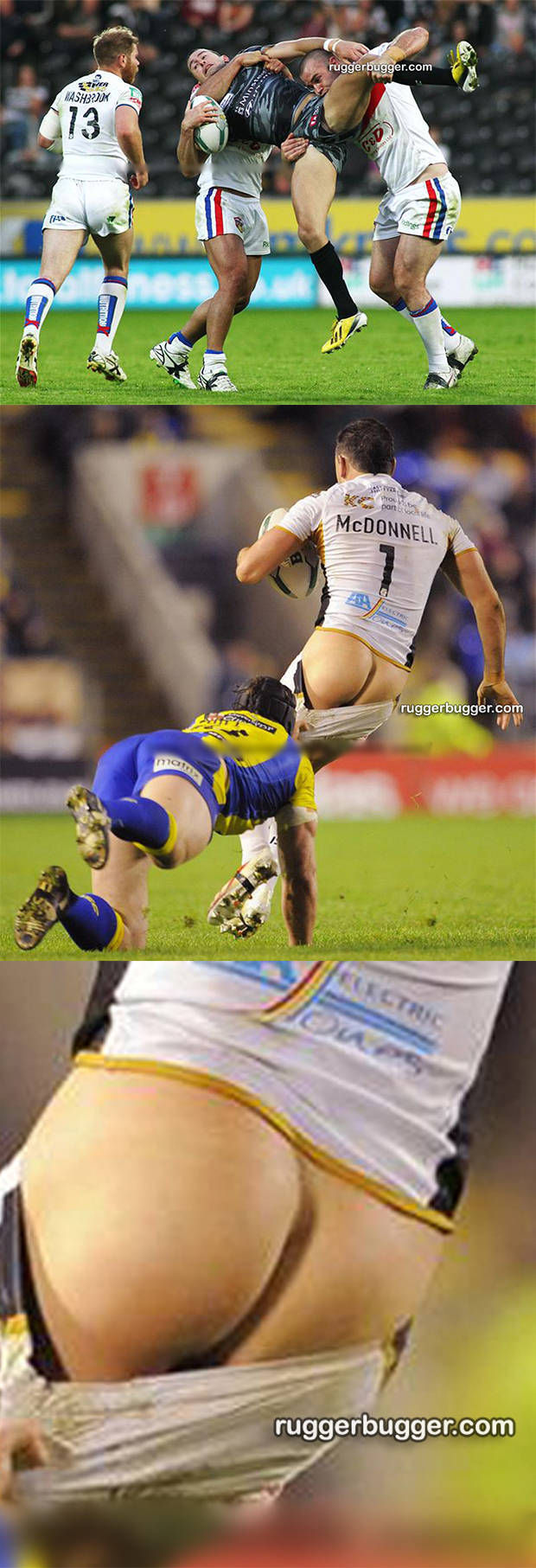 sportsmen rugby player Shannon McDonnell exposed ass