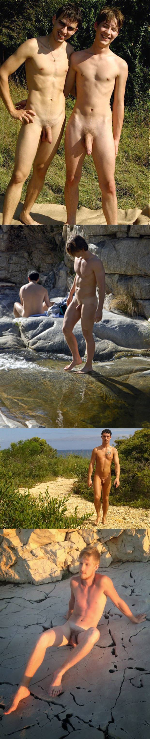 spycam nudist guys cock out beach