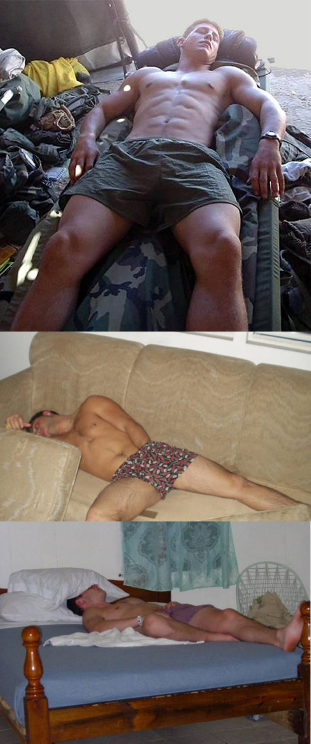 spycams guys sleeping underwear
