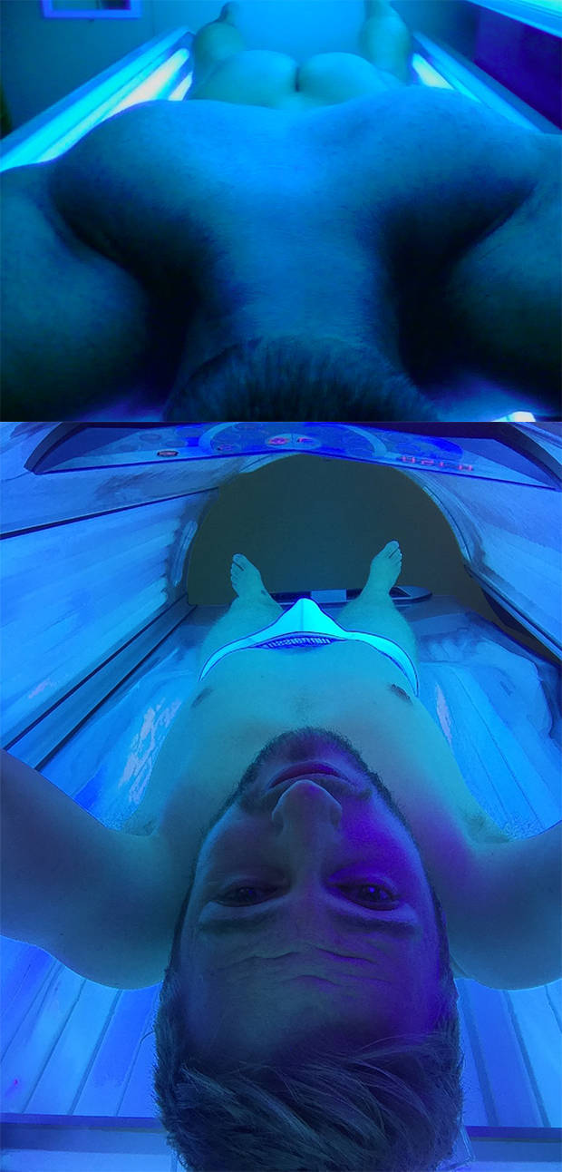 boys tanning bed