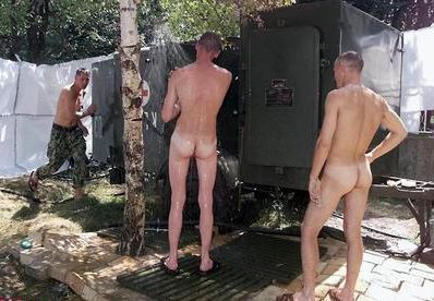 military guys naked outdoor