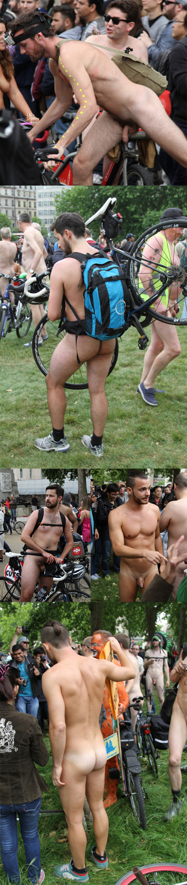 naked guys outdoor cyclist