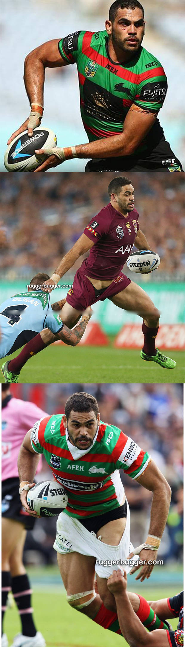rugby player greg inglis pants down