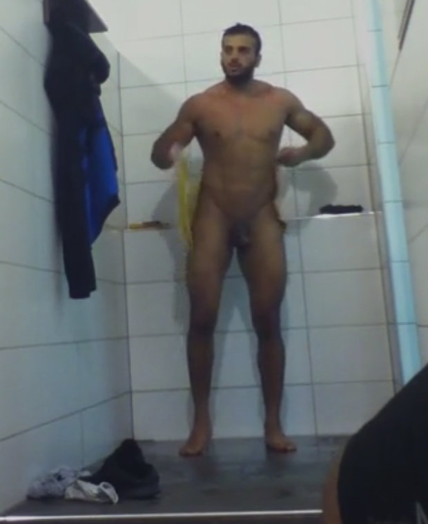 spycam shower turkish stud