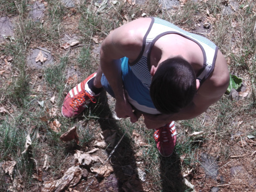 boy pissing outdoor