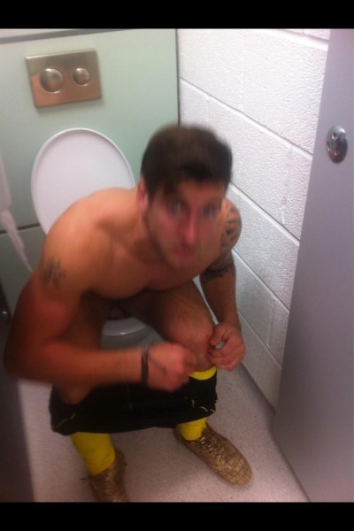 guy toilet candid picture