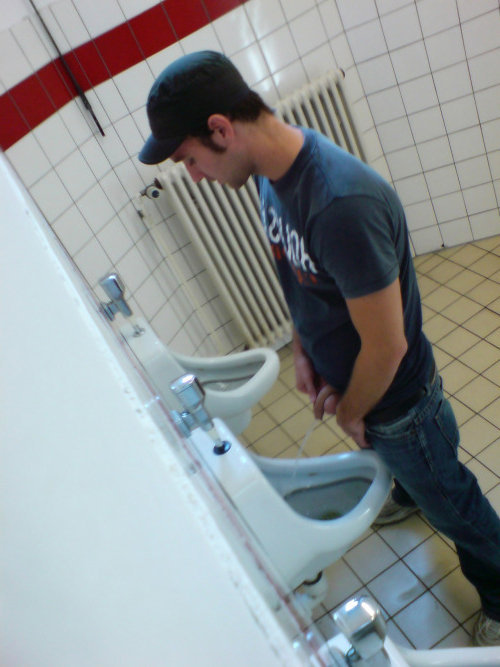 spycam urinal guy peeing