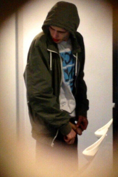 urinal guy hidden cam