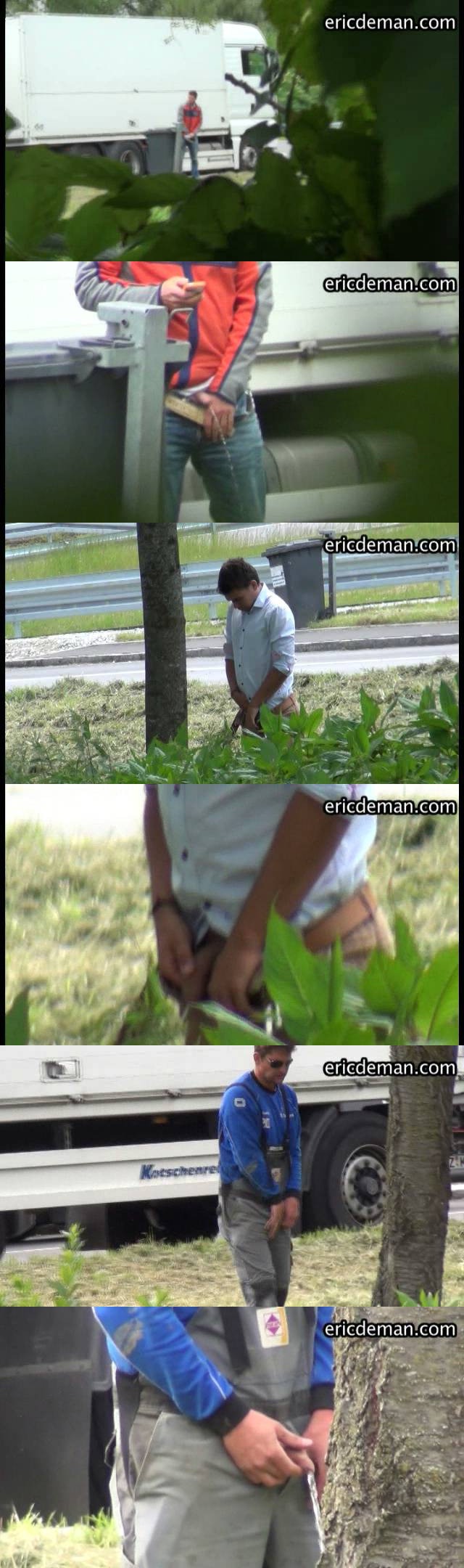 ericdeman truckers caught peeing