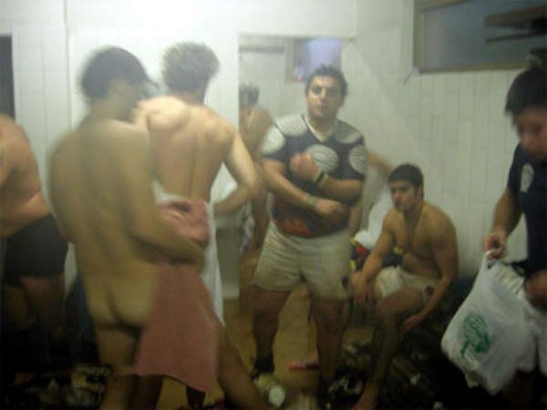 naked sportsmen lockerroom after game 1