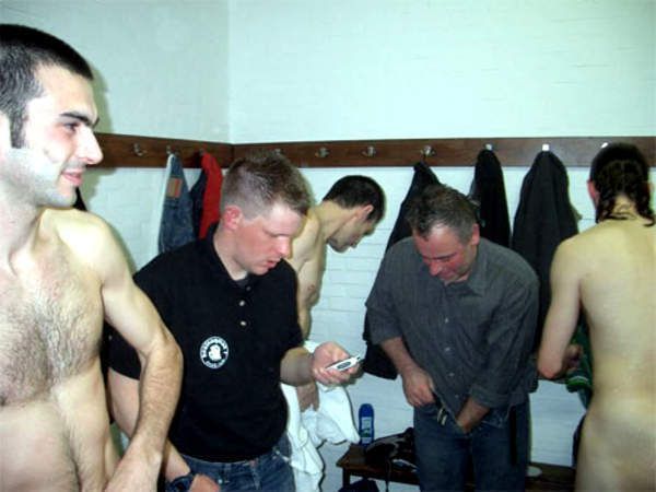 naked sportsmen lockerroom after game 8