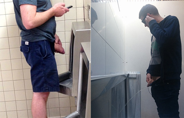 Spycam from guys peeing at the urinals - Spycamfromguys, hidden cams spying  on men