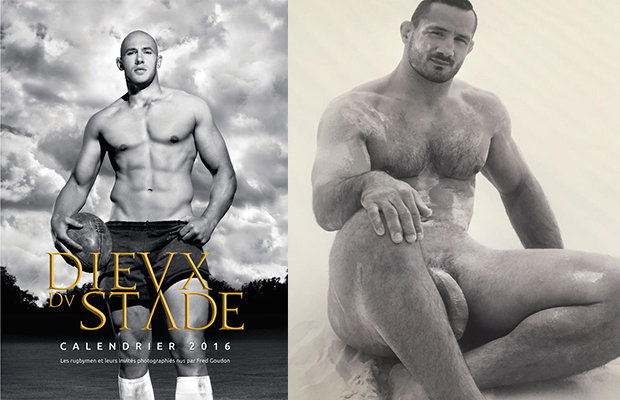 Sylvain Potard poses naked for Dieux du Stade: watch his enormous dick - Sp...