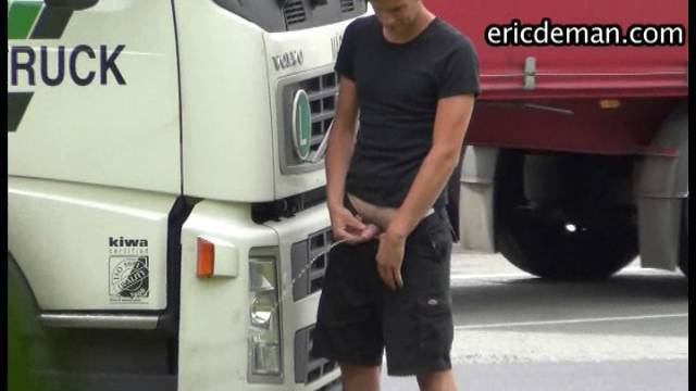 ericdeman trucker caught peeing