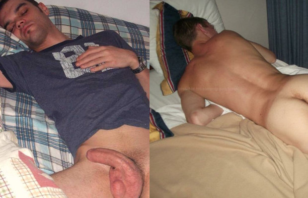 Dudes caught sleeping with their cocks out - Spycamfromguys, hidden cams  spying on men