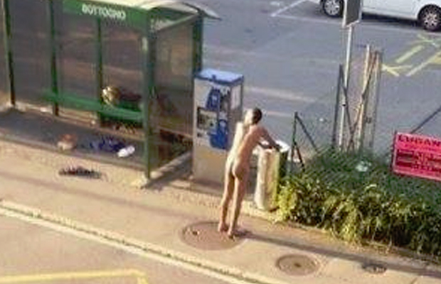 Nude Bus photos Stop