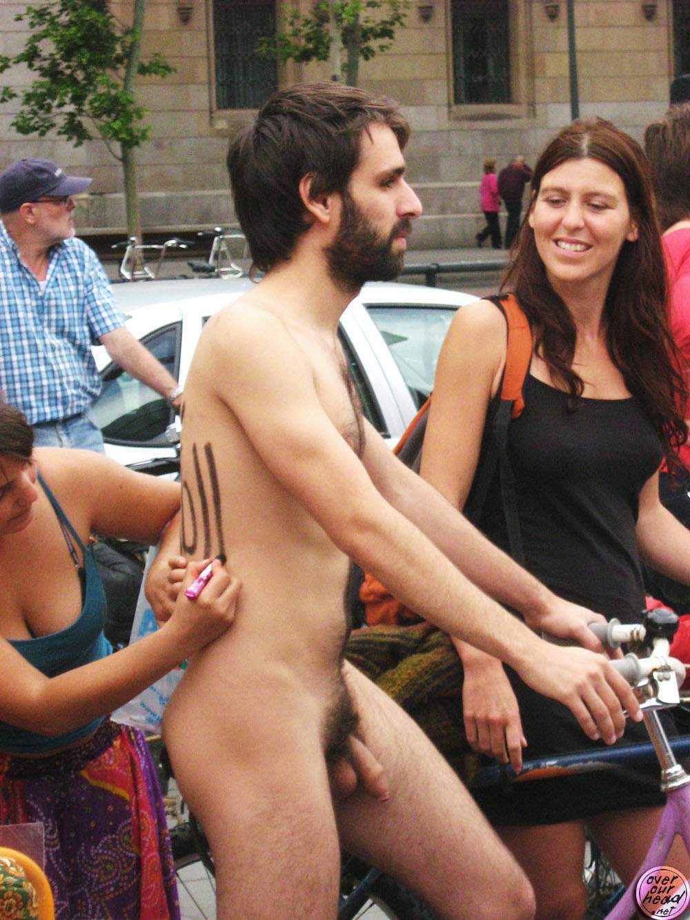 nude guy outdoor