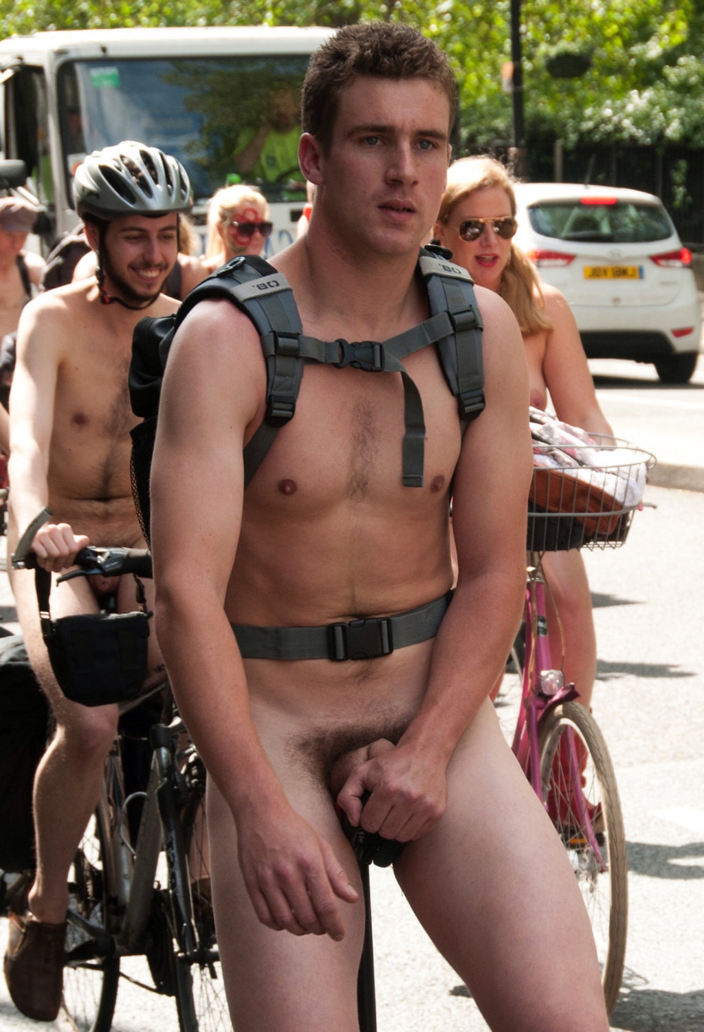 Naked Guys Outdoor Nude Cyclist And Dudes In Public. 