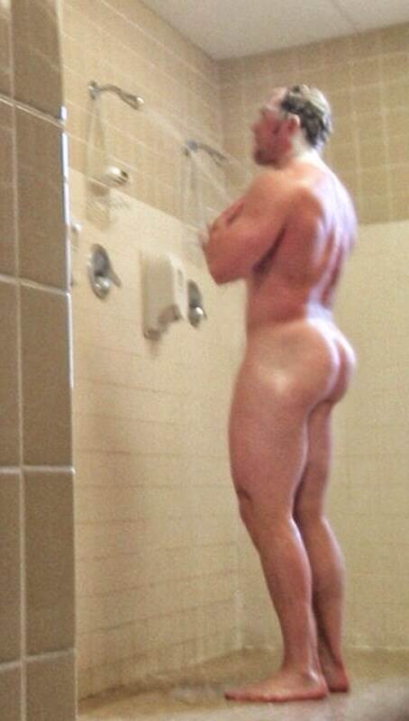 in Naked shower man