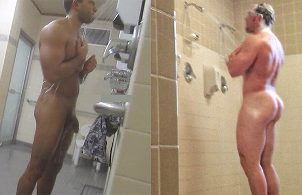 Sexy dudes caught naked in the shower - Spycamfromguys, hidden cams spying ...