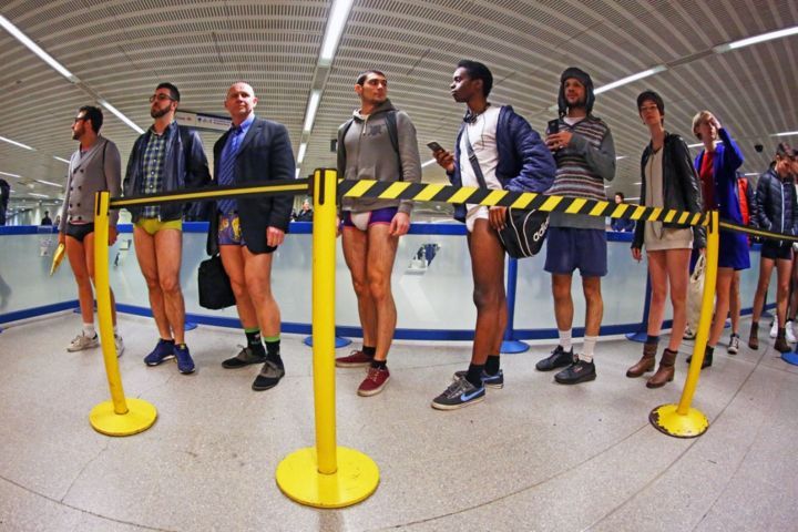 no trousers on the tube london