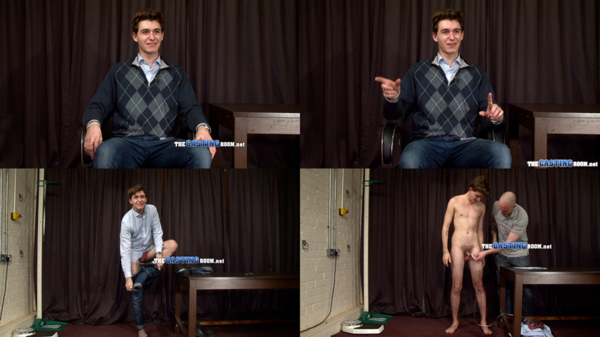 Eric, an American guy doing a naked casting