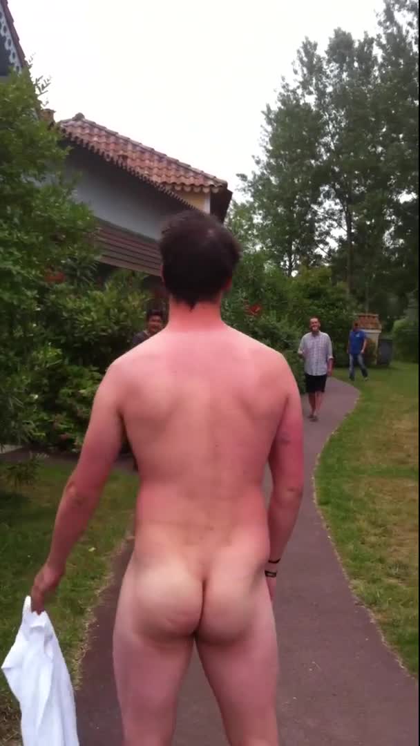 rugby guy naked arse