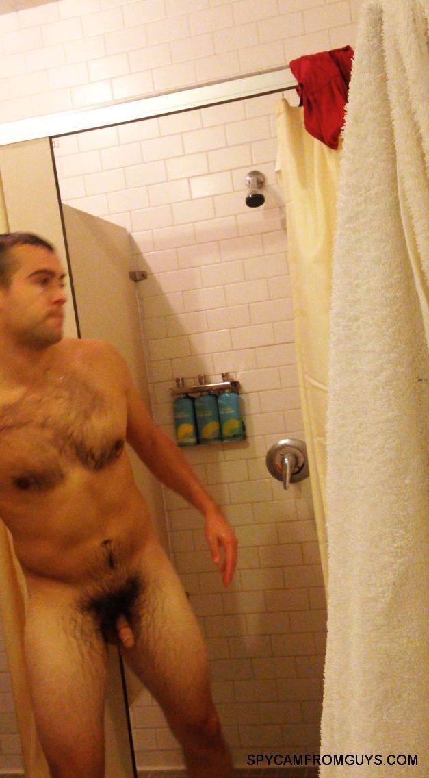 sneaky peek naked guy shower spycam 1