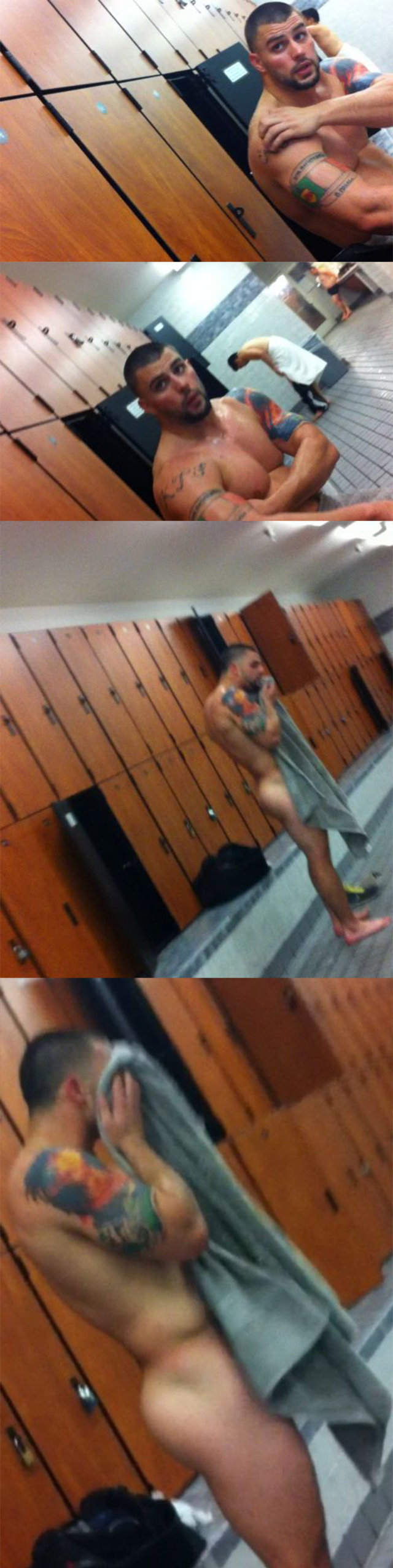 spycam from muscled stud naked locker room gym
