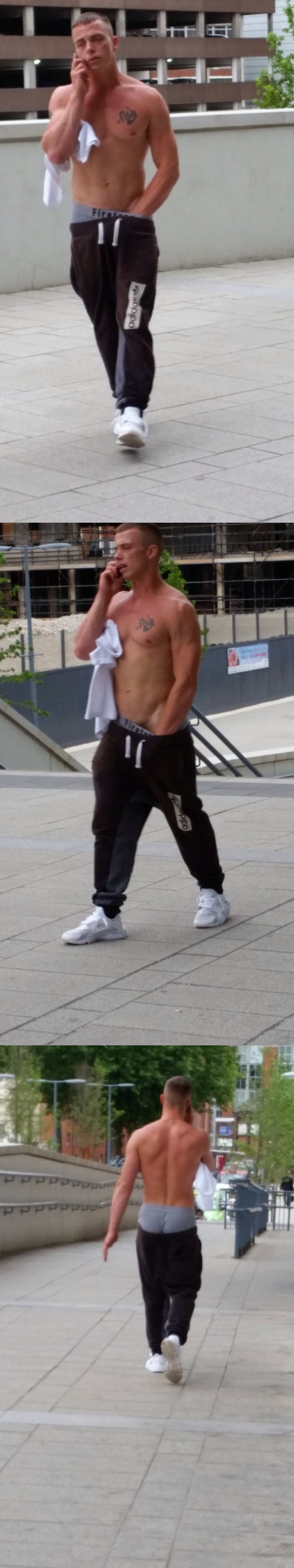 guy grabbing cock visible pube hair