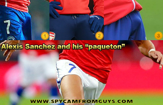 soccer player alexis sanchez bulge