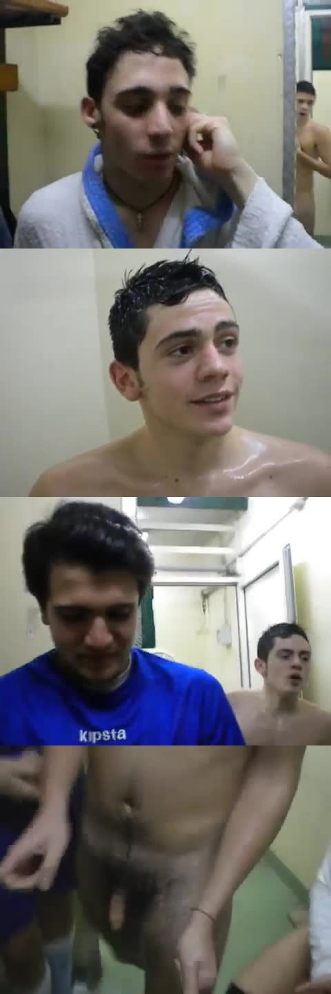 naked footballers lockerroom interview