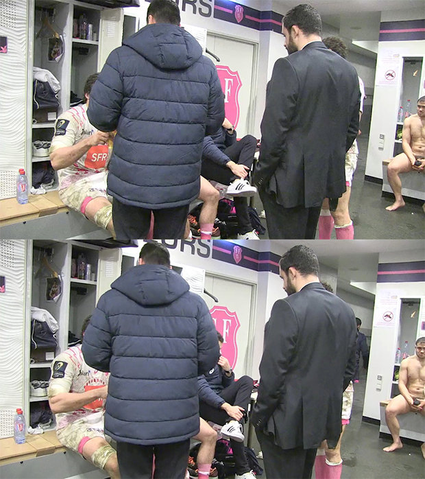 rugby stade laurent sempéré naked locker room