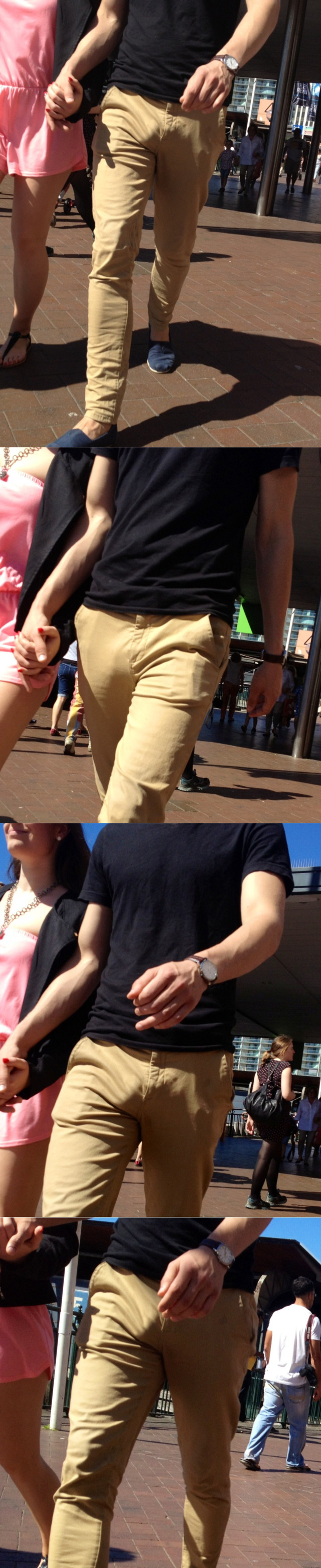 outdoor guy visible penis line