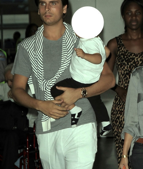 scott disick visible penis line