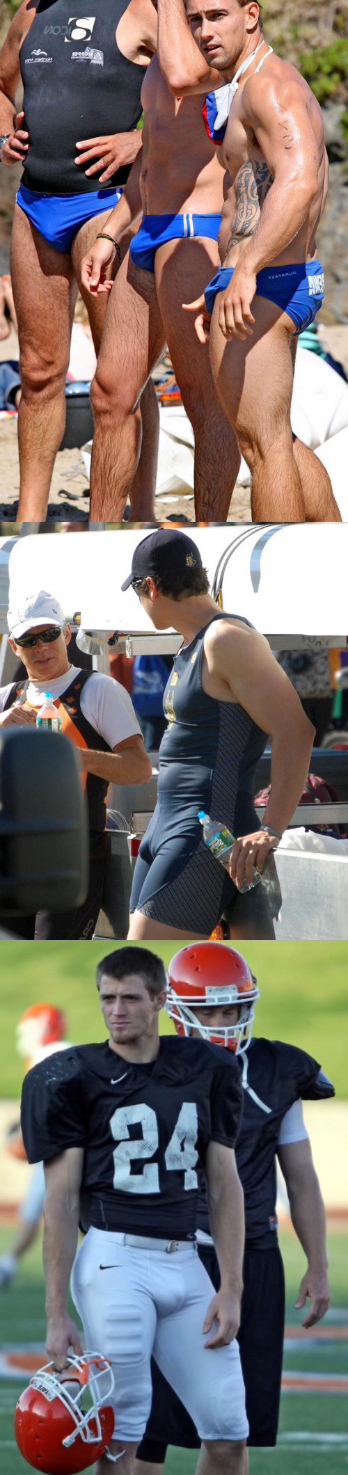 sportsmen visible bulges dick lines