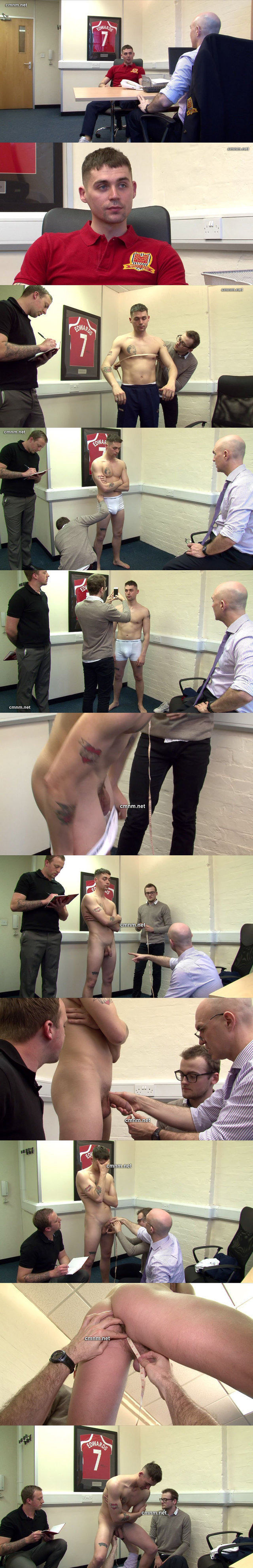 football player measured up team officers