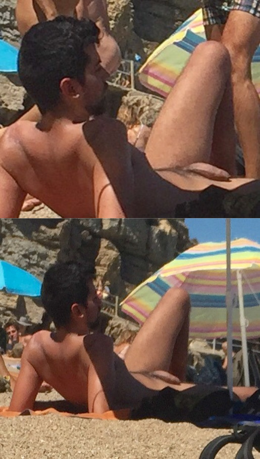 nudist man boner beach spy cam