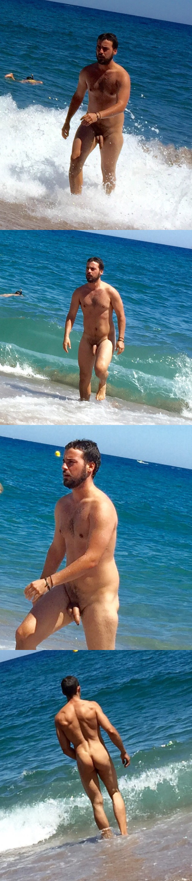 nudist man caught see