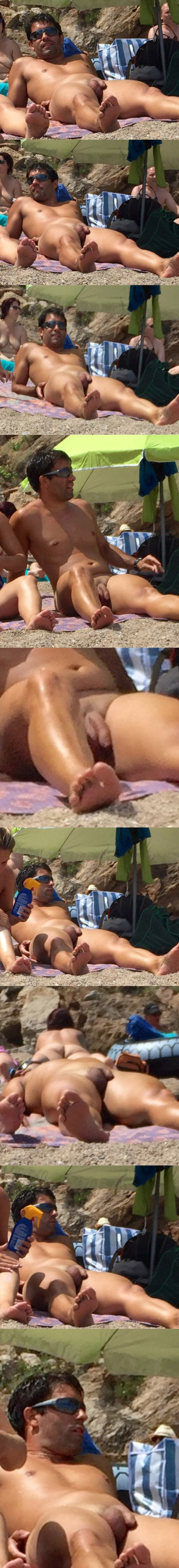 straight nudist man shaved dick