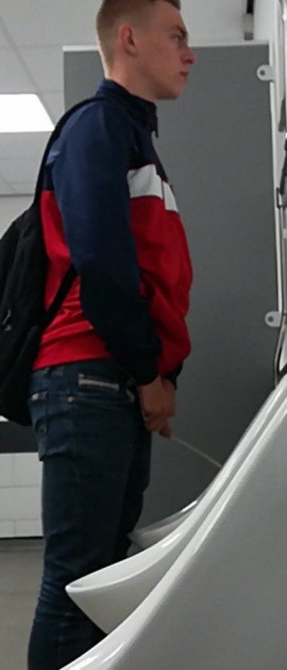 guy caught peeing urinals hidden camera