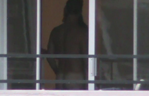 naked guy ass balcony