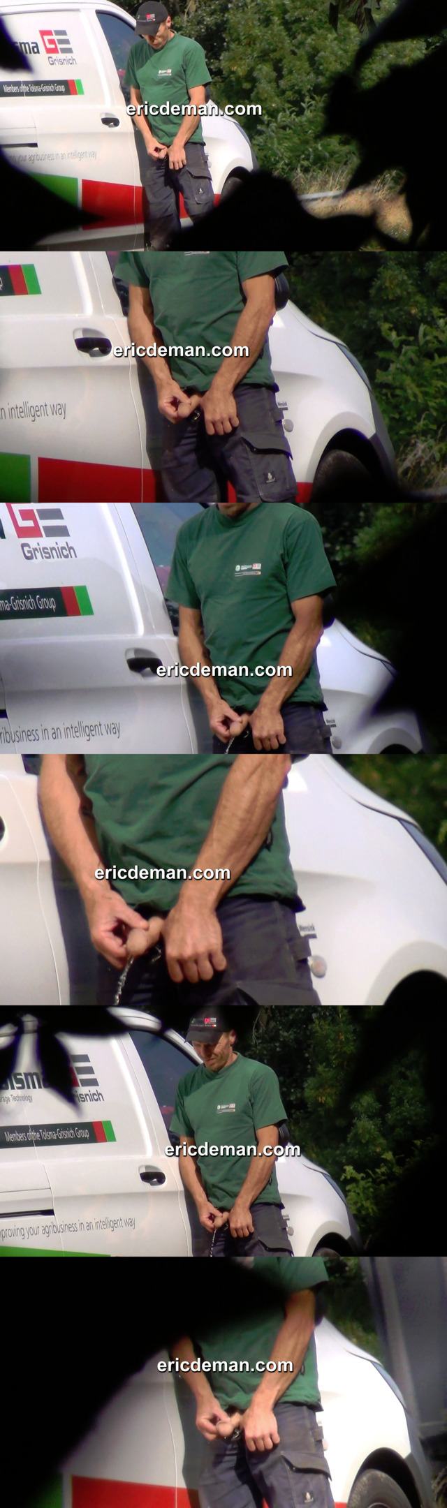 Trucker caught peeing by EricDeman spycams