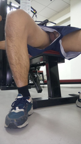 Dick Slip At Gym
