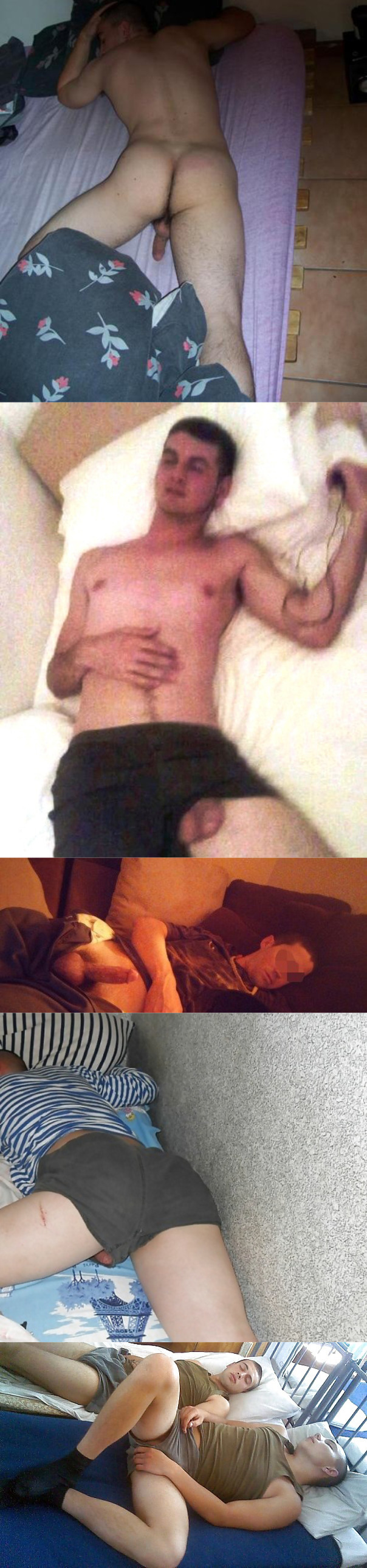 guys sleeping naked